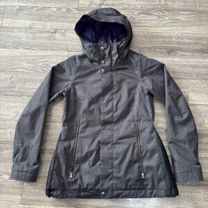 Burton DryRide Da Nang Snowboard Jacket Women’s Size 3 Dark Gray Waterproof Ski